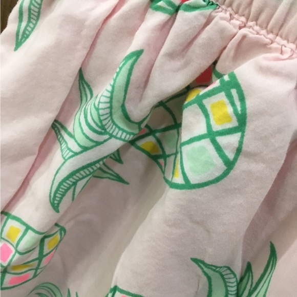 Cute Pink Pineapple Girls Vacation Skirt - Picture 2 of 3